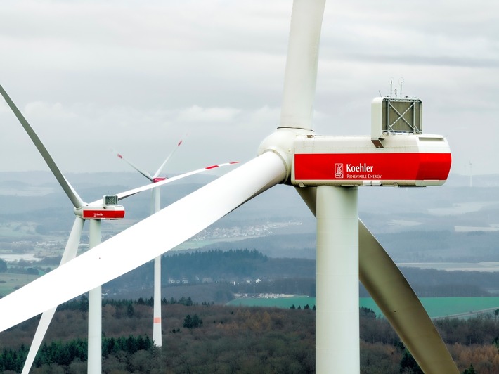 Koehler-Gruppe nutzt Strom aus eigenen Windkraftanlagen