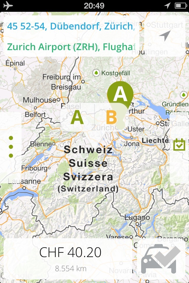 Wenn ein Taxi - dann iTAXI / Taxi-Start-Up erobert die Schweiz mit neuster Technologie (BILD)