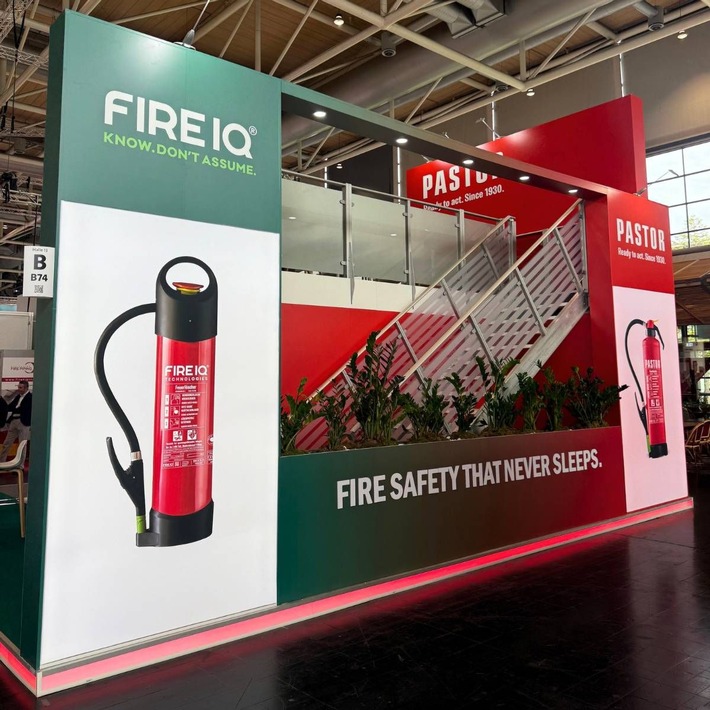 Weltpremiere auf der INTERSCHUTZ 2026: FIREIQ stellt den intelligenten Feuerlöscher vor