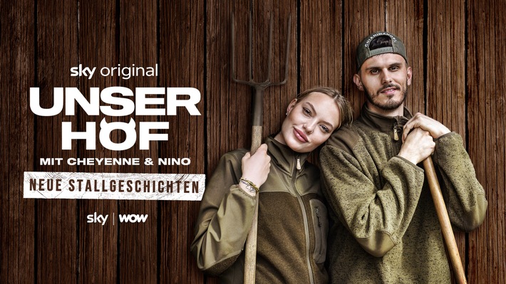 "Unser Hof - Mit Cheyenne und Nino"- einstündiges Special startet am 20. Januar auf Sky und WOW