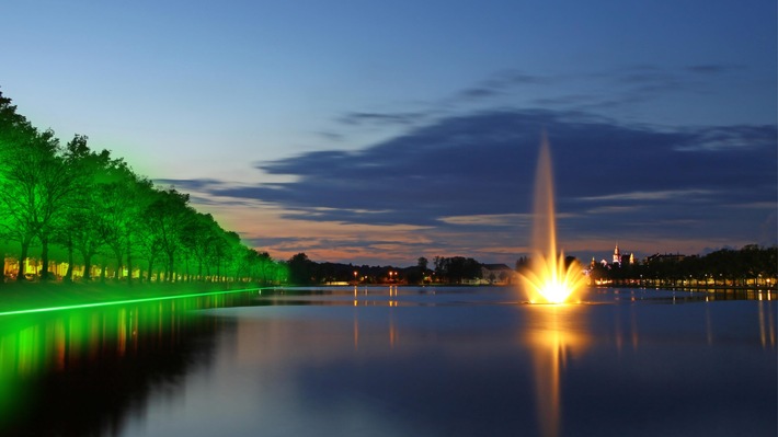 GP JOULE und Stadtwerke Schwerin illuminieren den Tag der Deutschen Einheit