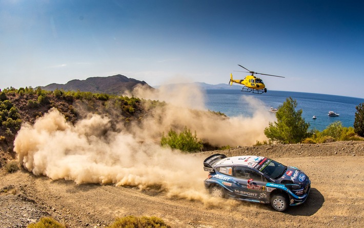 Bild zum Beitrag: WM-Rallye Türkei: Platz vier für Ford Fiesta WRC-Pilot Teemu Suninen, WRC2 Pro-Klassensieg für Gus Greensmith 