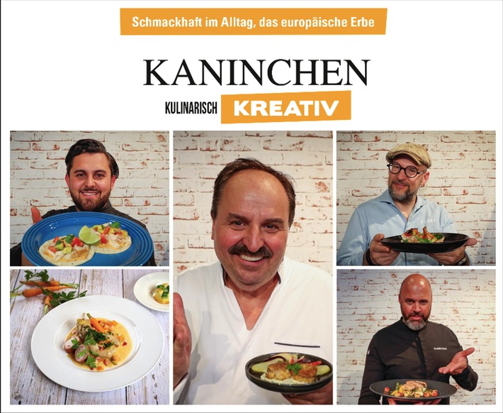 Kaninchen kulinarisch kreativ / Eine neue Kommunikationskampagne macht die Vielfalt und Vorzüge von Kaninchenfleisch bei Fachleuten und in der breiten Öffentlichkeit bekannter