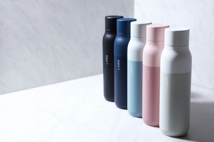 Mit selbstreinigender Wasserflasche sammelt LARQ 10-Millionen-Dollar-Investition für plastikfreien Trinkgenuss ein / Markteinführung in Deutschland, Österreich, Schweiz ist nächster Wachstumsschritt