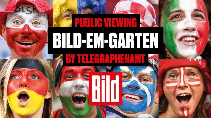 EURO24: BILD und TELEGRAPHENAMT laden zum Public Viewing in Berlin-Mitte / 750 Plätze auf dem Forum an der Museumsinsel in Berlin