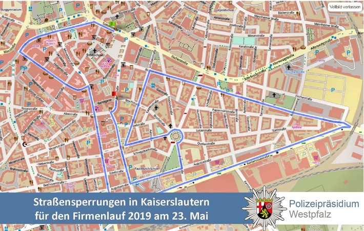 POL-PPWP: Straßensperrungen wegen Firmenlauf