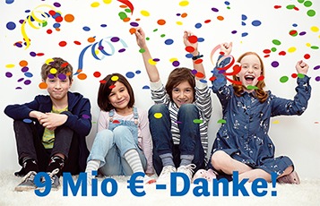 Minispenden brachten 9 Mio EUR