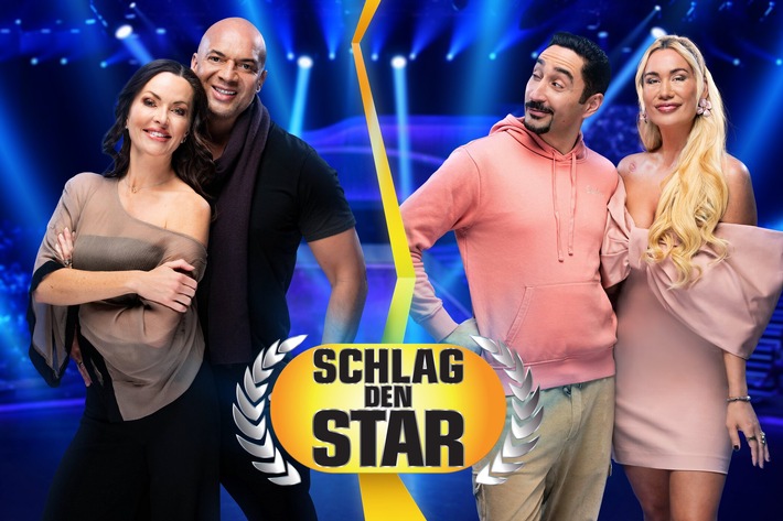 Beziehungstest bei "Schlag den Star": Ehepaar Soost/Hall gegen Ehepaar Fresh/Bora am Samstag auf ProSieben