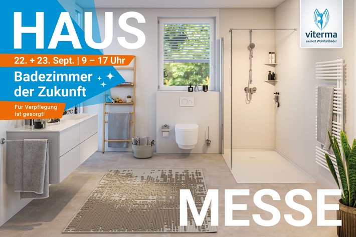 Badezimmer der Zukunft: Viterma lädt zur gemeinsamen Hausmesse in 3 Ländern