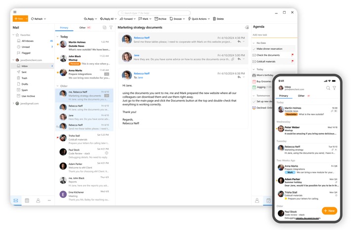 La app de emails eM Client lanza su innovadora versión 10 con soporte para IA