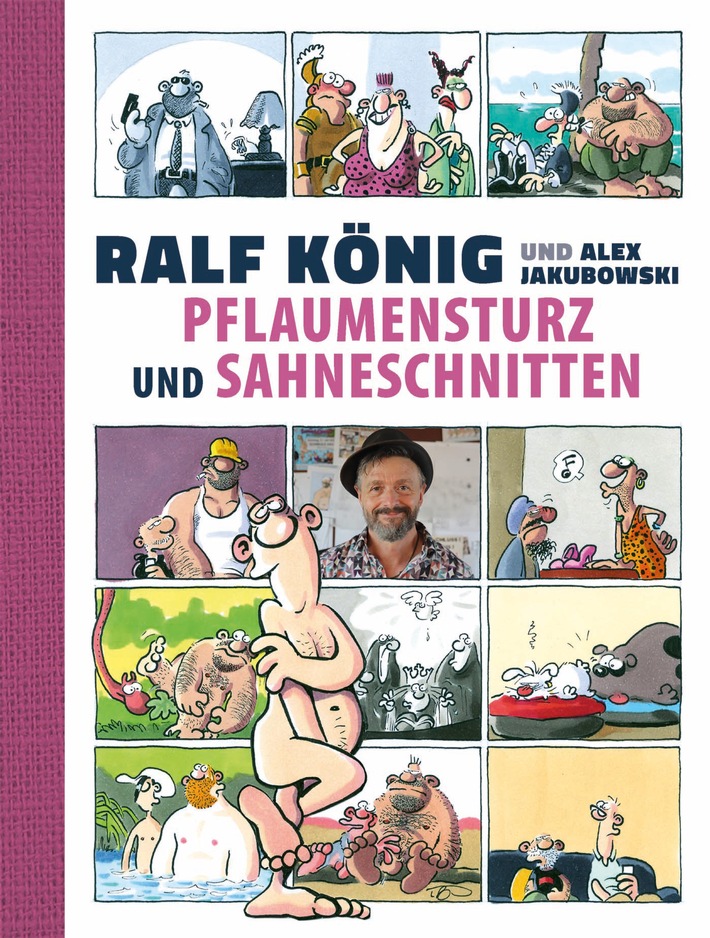 Ralf König feiert 65 Jahre - mit "Pflaumensturz und Sahneschnitten"!