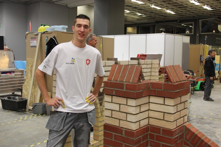 Société Suisse des Entrepreneurs: Bruno Pravato est champion européen des maçons