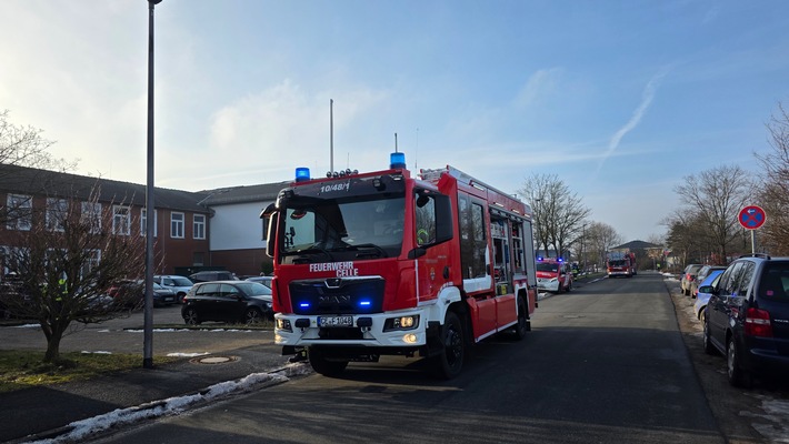 FW Celle: Papierkorb brennt in Berufsbildenerschule