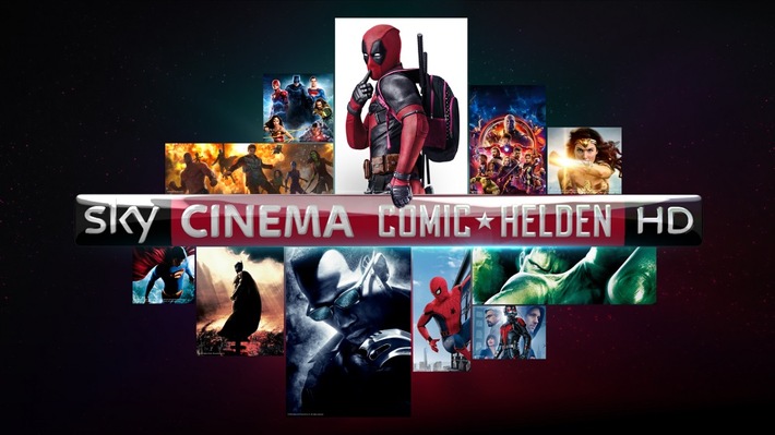 &quot;Sky Cinema Comic-Helden HD&quot;: Zur TV-Premiere von &quot;Deadpool 2&quot; lässt Sky am Freitag die Superhelden los