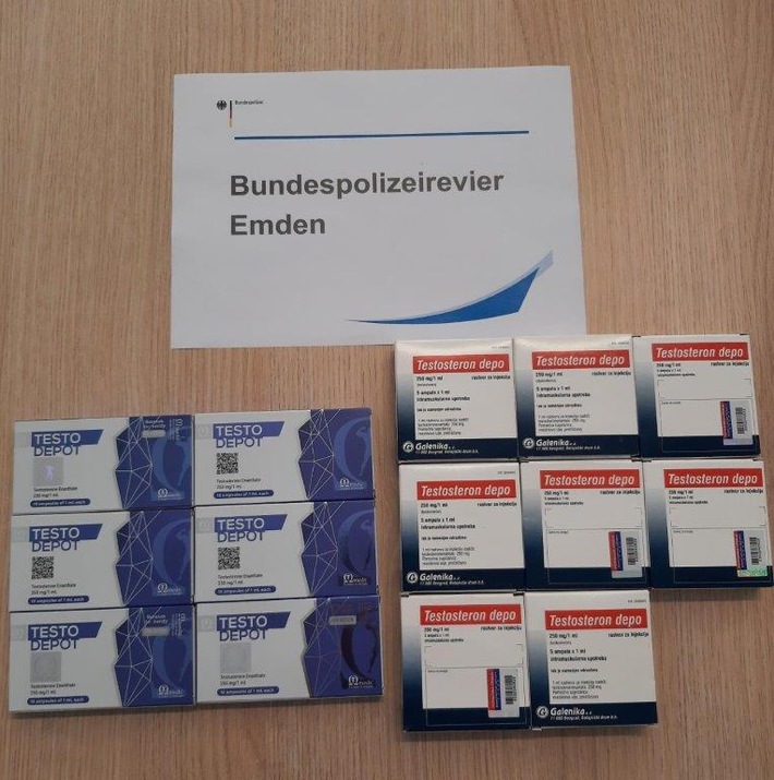 BPOL-BadBentheim: 100 Ampullen Testosteron bei Zugreisenden sichergestellt
