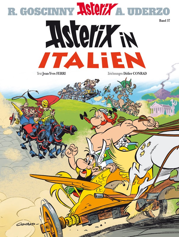 Mit Karacho über die Ziellinie! "Asterix in Italien" - der neue Band jetzt als Soft- und Hardcover!