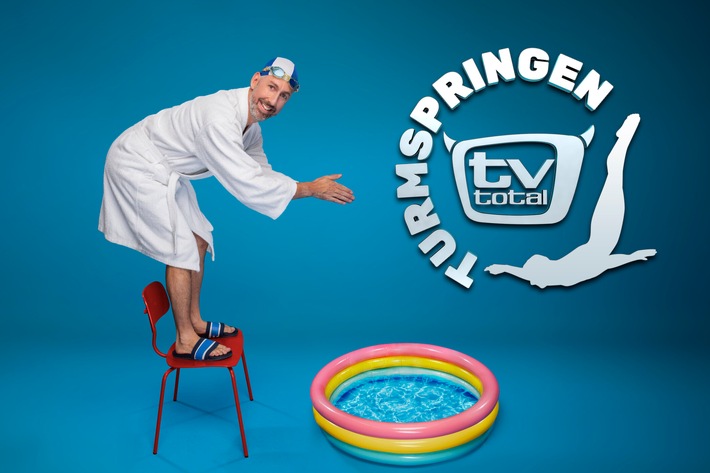 Pufpaff. Platsch. Sieg? ProSieben holt das "TV total Turmspringen" am Samstag, 21. September, nach Hause