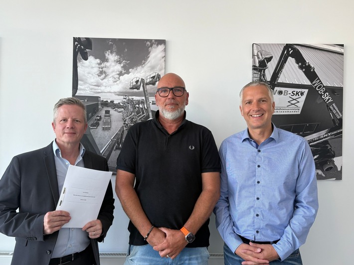 Pressemitteilung - Aus WOB-SKY wird WOB-TEC: Spezialist für den Verkauf und die Vermietung von Arbeitsbühnen wird Teil der Wittrock-Gruppe