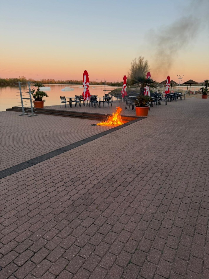 FW Xanten: Kleinbrand an der Südsee