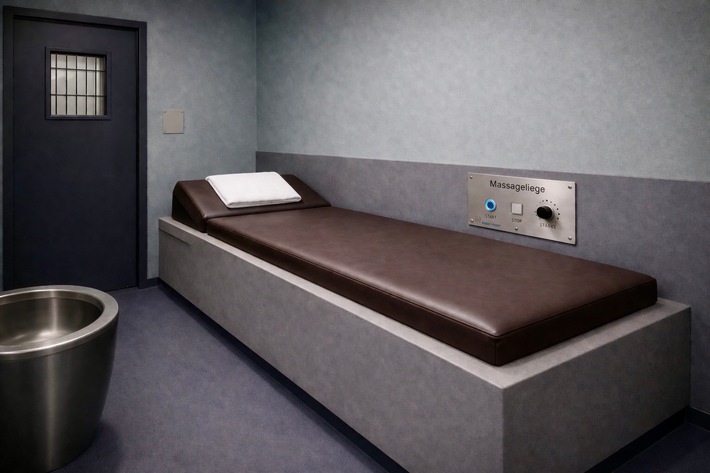 POL-HA: Massageliegen im neuen Gewahrsam des Polizeipräsidiums an der Hoheleye