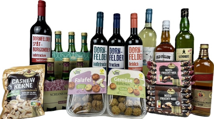 Wein, Whiskey, Sekt und Knabbereien: NORMA senkt pünktlich zum Fasching die Preise auf eine Vielzahl an Artikeln um bis zu 10 Prozent / Süffig gut und lecker nussig