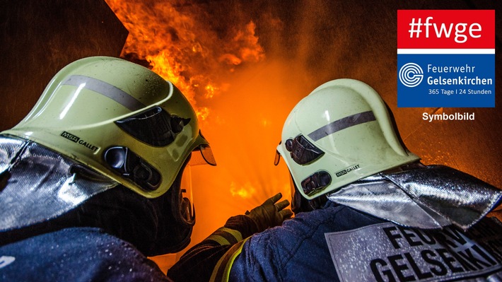 FW-GE: Feuer mit Menschenleben in Gefahr in Gelsenkirchen-Erle - eine Person gestorben