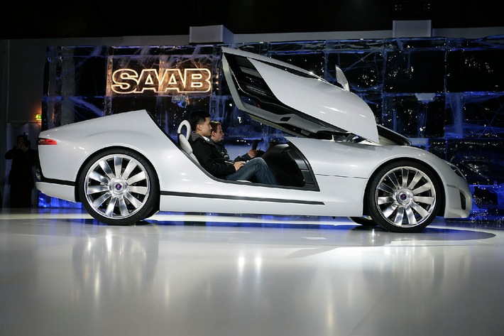 Saab Aero X Concept in Genf gelandet
