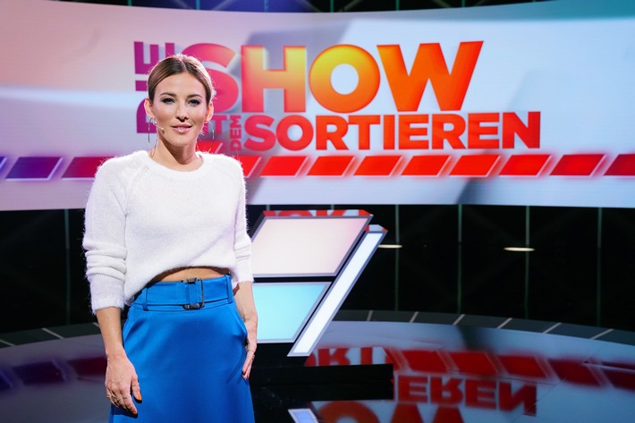 Neue Prime-Time-Show für Jeannine Michaelsen: ProSieben zeigt im Herbst die neue Quizshow &quot;Die Show mit dem Sortieren&quot; (#DSMDS)