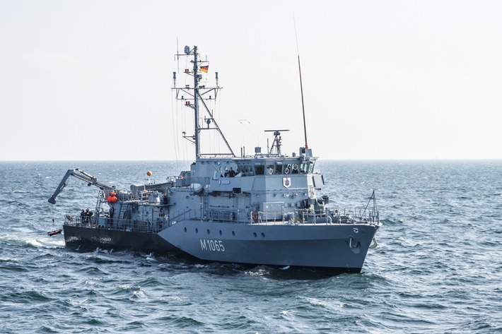 Neue Unterstützung für die NATO: Das Minenjagdboot "Dillingen" im Einsatz