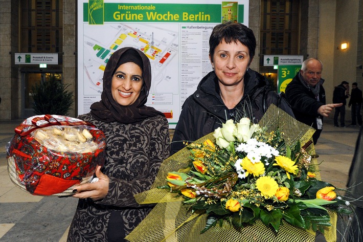 Grüne Woche 2014: Arzthelferin aus Braunschweig ist die 300.000. Besucherin