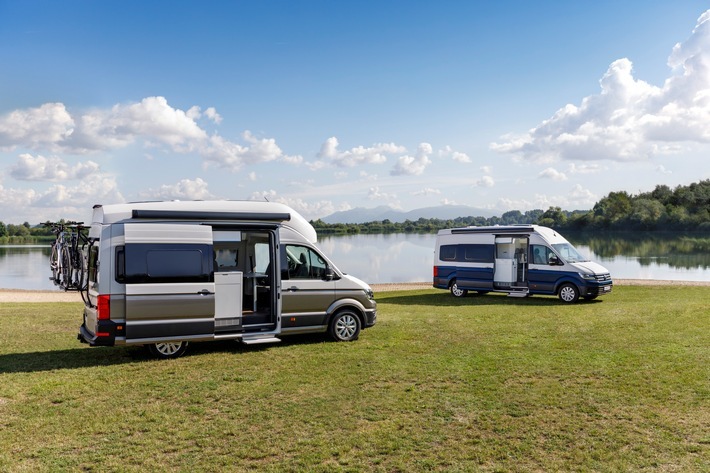 Volkswagen Nutzfahrzeuge zündet Premieren-Feuerwerk auf dem Caravan Salon 2018/Doppelpremiere des Grand California: Einstiegspreis unter EUR 55.000,- / Grand California 600 und Grand California 680 Weiterer Text über ots und www.presseportal.de/nr/55462 / Die Verwendung dieses Bildes ist für redaktionelle Zwecke honorarfrei. Veröffentlichung bitte unter Quellenangabe: "obs/VW Volkswagen Nutzfahrzeuge AG/Volkswagen Nutzfahrzeuge"