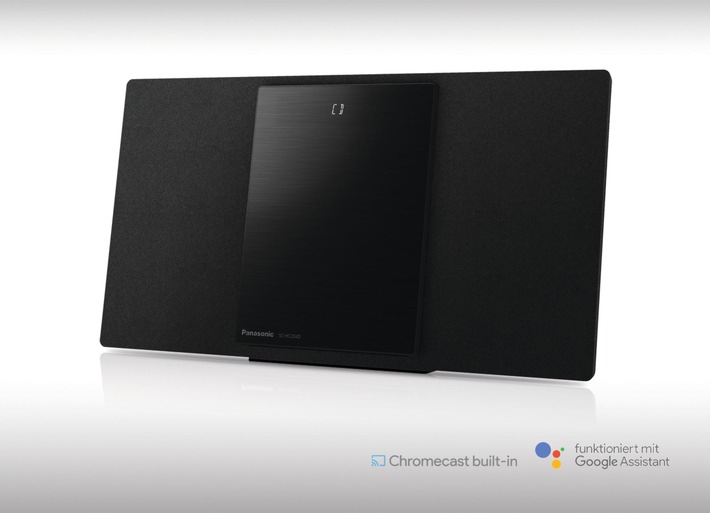 Panasonic Micro HiFi System SC-HC2040 mit Chromecast built-in / Musikstreaming und Multiroom-Audio leicht gemacht