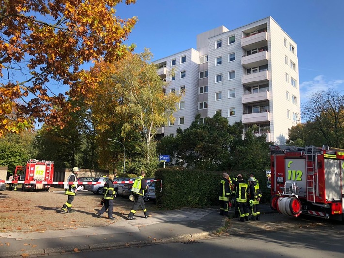 FW-DO: Bewohner bohrte in Gasleitung