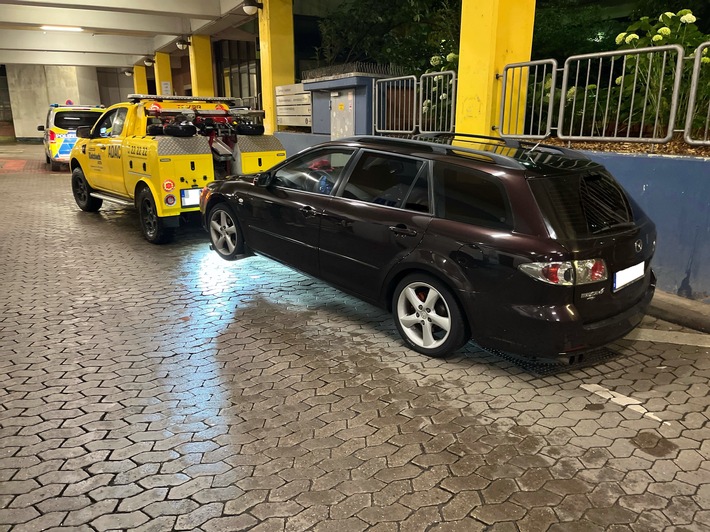 POL-BO: Polizei löst Tuning-Treffen auf - Fahrzeug sichergestellt