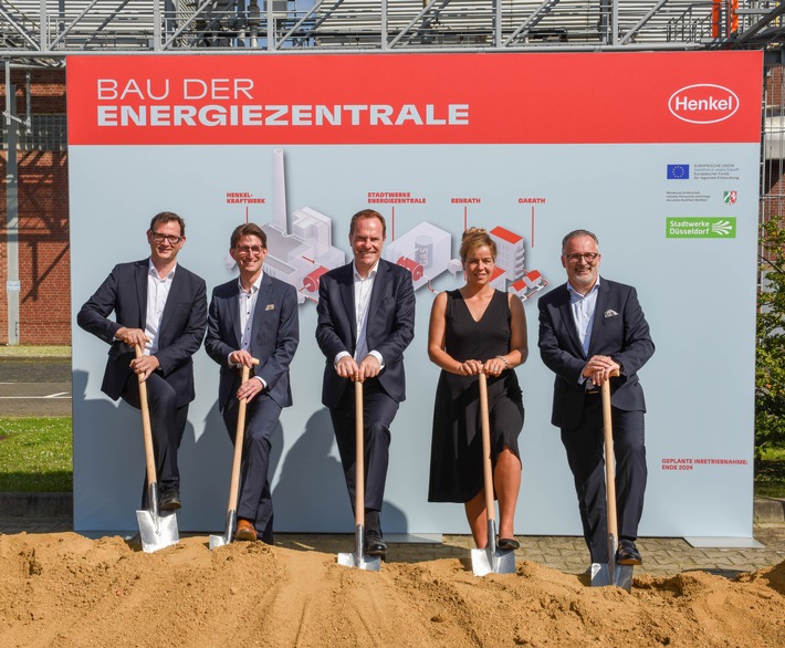 Henkel und Stadtwerke Düsseldorf bauen Energiezentrale für gemeinsames Fernwärme-Projekt
