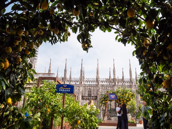 Barilla zelebriert mit dem neuen Pesto Basilico e Limone den fruchtig-frischen Geschmack des italienischen Sommers über den Dächern von Mailand