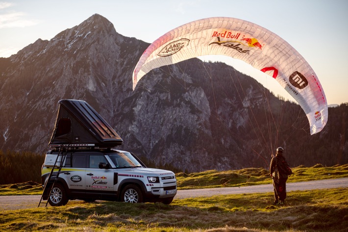 Land Rover Defender beim härtesten Abenteuerrennen der Welt / Starker Partner für die Red Bull X-Alps 2021