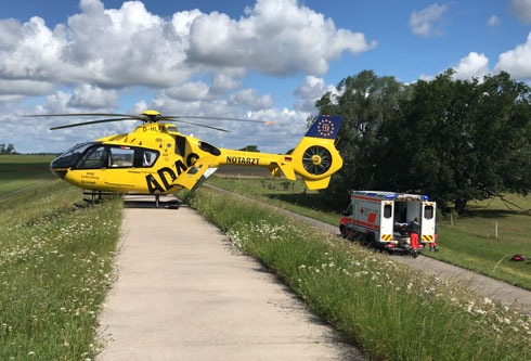 "Christoph 19" fliegt 40.000. Rettungseinsatz