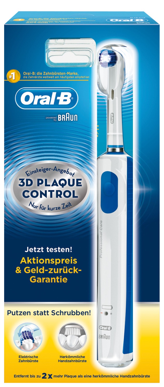 "Putzen statt Schrubben" - die neue Zahnputzbewegung von Oral-B! (mit Bild)