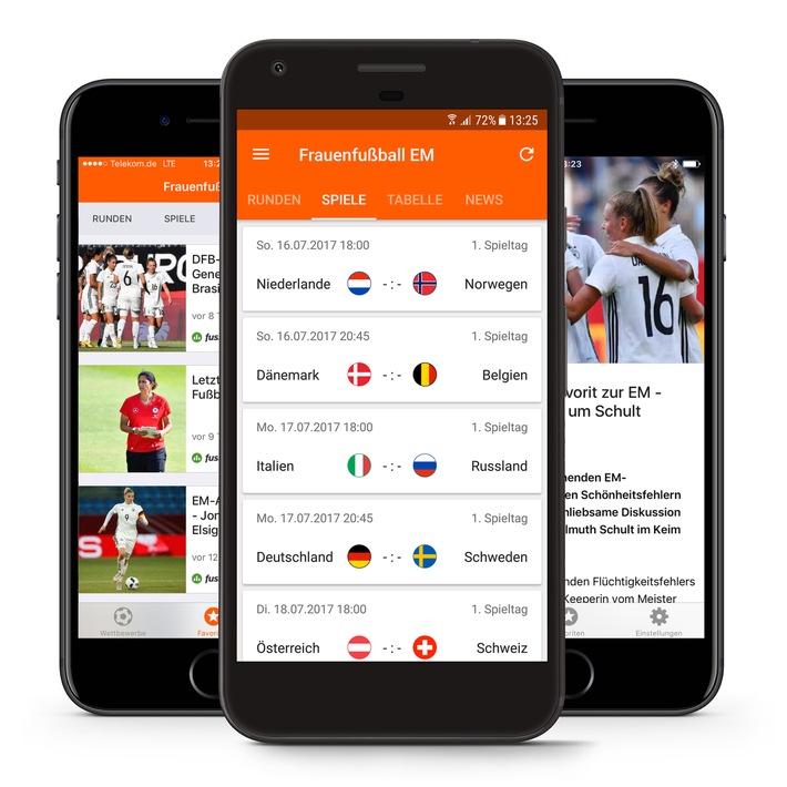 Frauen-Fußball mobil: TorAlarm veröffentlicht App zur Frauen-Fußball-Europameisterschaft 2017