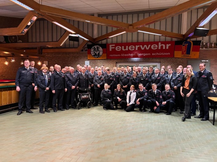 FW Hamminkeln: Jahreshauptversammlung der Freiwilligen Feuerwehr Hamminkeln