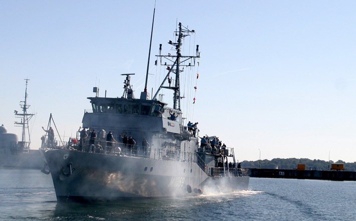 Kieler Minenjagdboot im NATO-Verband an den Polarkreis (mit Bild)