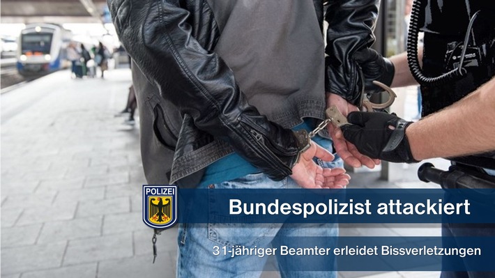 Bundespolizeidirektion München: Bundespolizist attackiert / 31-jähriger Beamter erleidet Bissverletzung