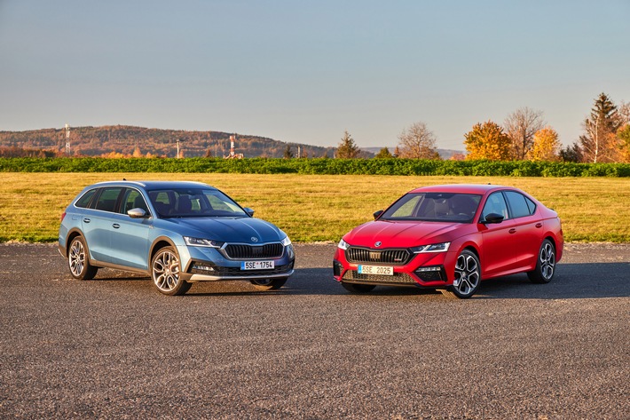 Pressemappe SKODA OCTAVIA RS und OCTAVIA SCOUT