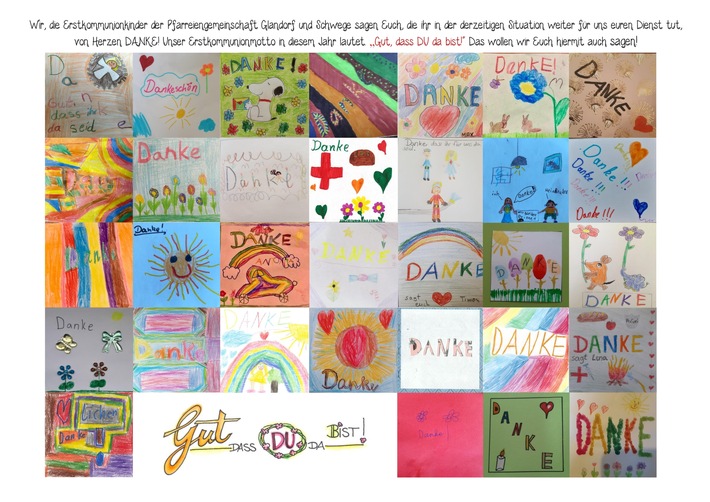 POL-OS: "Gut, dass DU da bist!" Erstkommunionkinder bedanken sich bei der Polizei