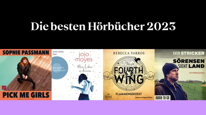 Streaming Top 10: Die meistgehörten Hörbücher 2023