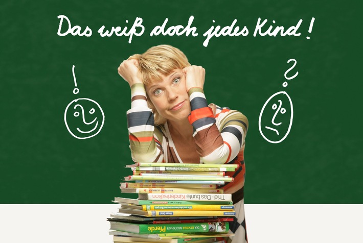 Cordula Stratmann moderiert neue Sat.1-Wissens-Show / "Das weiß doch jedes Kind!" / Sendestart: Freitag, 6. Juli 2007, 20.15 Uhr / Neues Format basiert auf dem US-Hit "Are you smarter than a 5th grader"