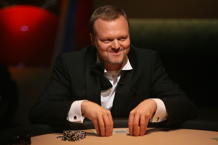 Full House bei Stefan Raab: Reiner Calmund zockt in der "TV total PokerStars.de Nacht"