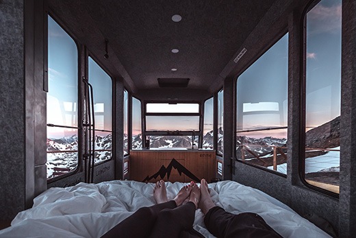 Das "Million Stars Hotel": Ein Bett unter den Sternen