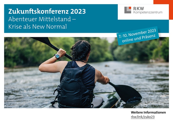 VERANSTALTUNGSHINWEIS: Der Countdown läuft! RKW Zukunftskonferenz 2023 „Abenteuer Mittelstand – Krise als New Normal“
